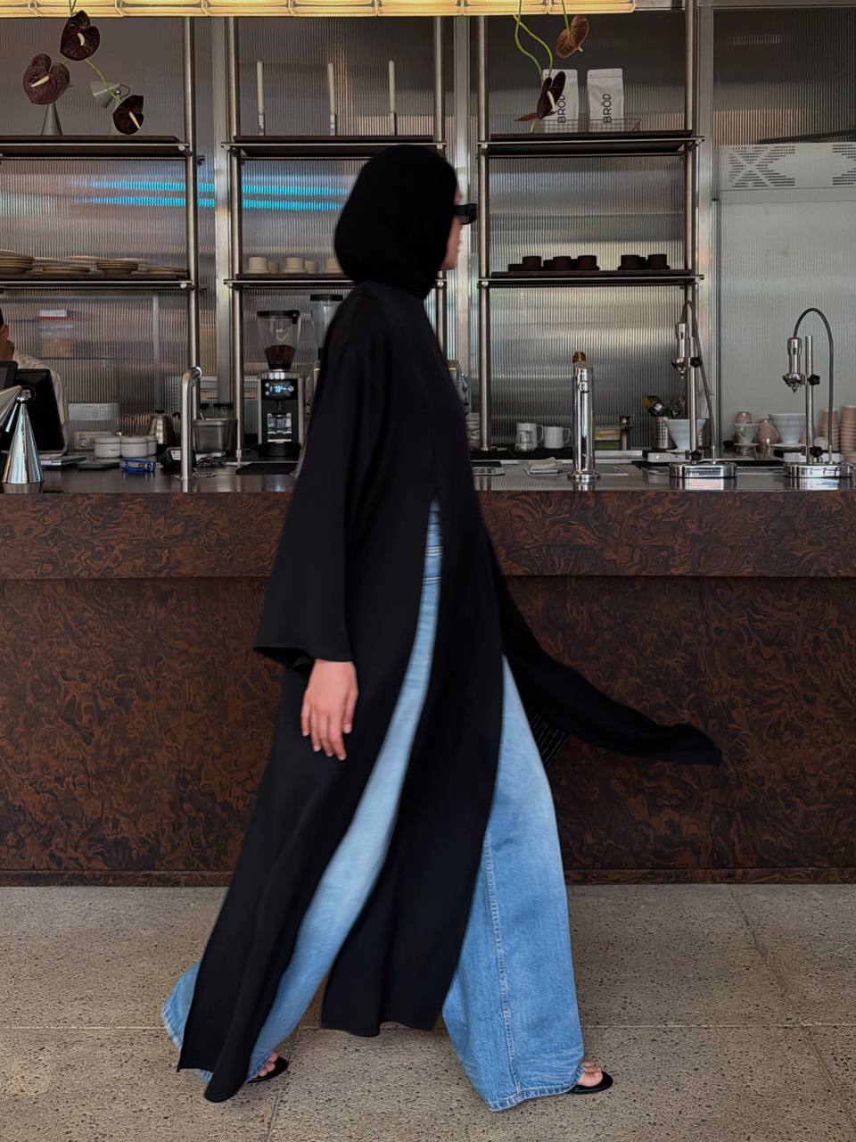 Noir Flow Dress